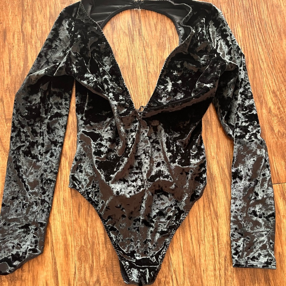 Victorias secret velvet bodysuit